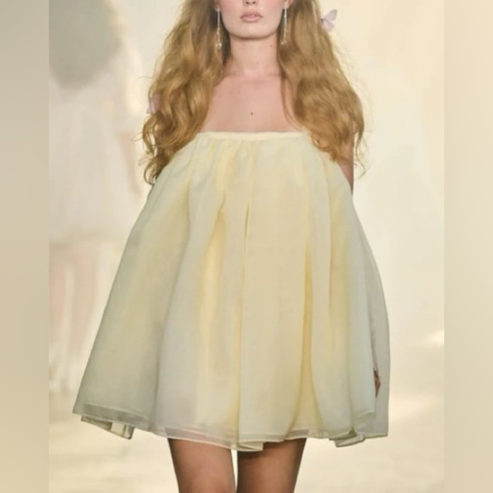 Selkie Butter Yellow Babydoll Dress